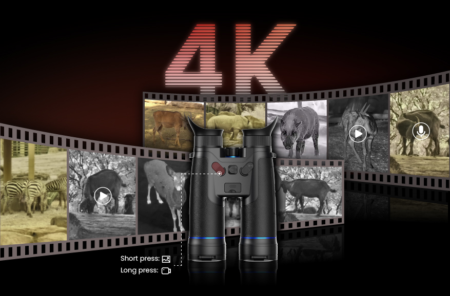 4K-Aufnahme<br>Erleben Sie die schönsten Momente noch einmal