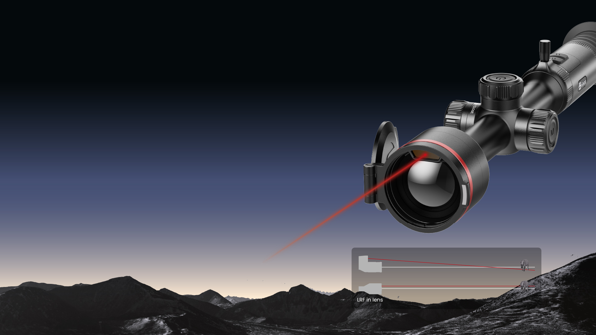 LRF in Lens<br>Präzisionsschießen