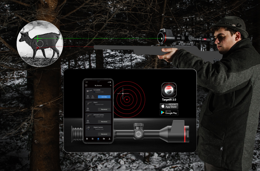 Vielseitige Apps <br>Ballistikrechner