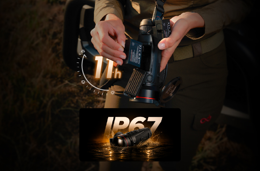 Schutzklasse IP67, Dual-Akku-Design